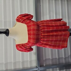 Above and Beyond Puff‎ Sleeve Top Size Medium